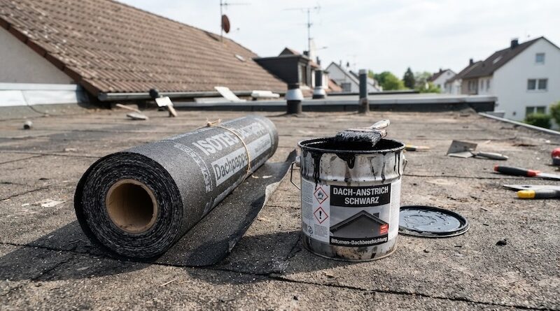 Dachpappe Farbeimer